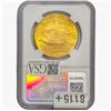 Image 2 : 1924 $20 Gold Double Eagle NGC MS64