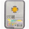 Image 2 : 1854 Rare Gold Dollar NGC MS60