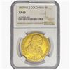 Image 1 : 1805NR JJ Colombia 8E Gold NGC XF40