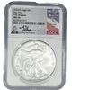Image 2 : 2012-2024 [4] American Silver Eagles ANACS/NGC MS/PF70