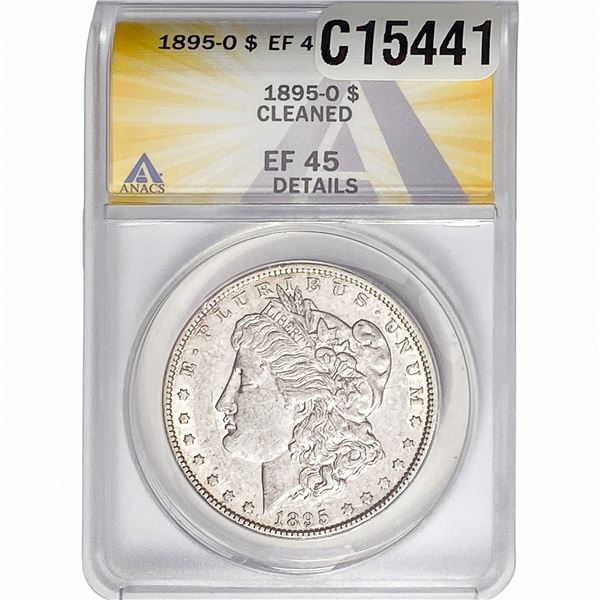 1895-O Morgan Silver Dollar ANACS AU45 Details
