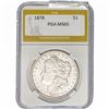 Image 1 : 1878 Morgan Silver Dollar PGA MS65
