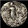 Image 2 : Indo-Scythian 58-12 BC Silver Drachm NEARLY UNCIRCULATED