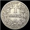 Image 2 : 1876-C Germany Silver 1 Reichsmark NEARLY UNCIRCULATED