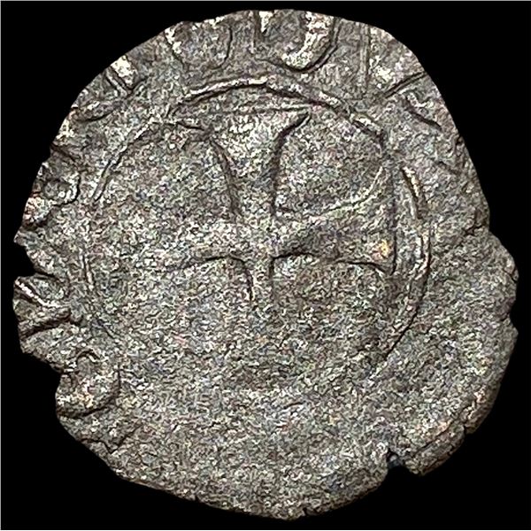 14-15th Cent. Venetian Republic Silver Tornesello NEARLY UNCIRCULATED
