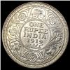 Image 2 : 1919 British India Silver Rupee UNCIRCULATED