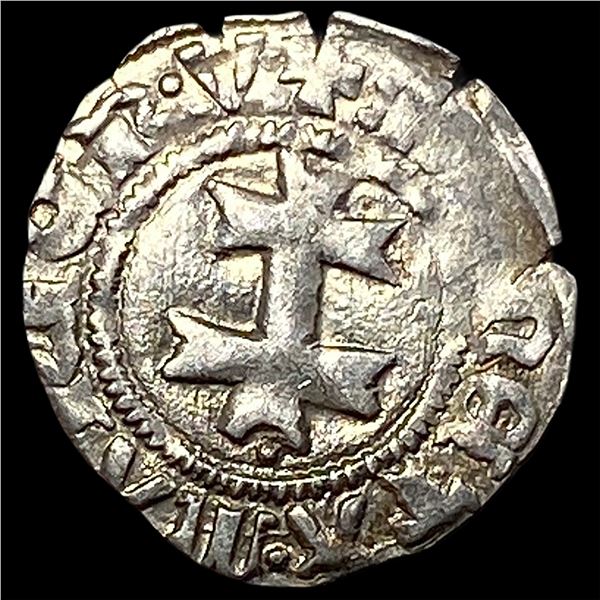 1382-1395 Hungar Mary SIlver Denier CLOSELY UNCIRCULATED