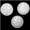 Image 2 : [3]1922 Soviet Union Silver 10 Kopeks CLOSELY UNCIRCULATED