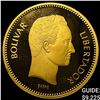 Image 1 : 1987 Venezuela 10,000 Bolivares .99OZT CHOICE PROOF