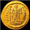 Image 2 : Constantinople Maur.Tiberius 583-601 Gold Solidus 4.5G UNCIRCULATED