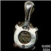 Image 1 : Widow's Mite in Silver Bezel NEARLY UNCIRCULATED