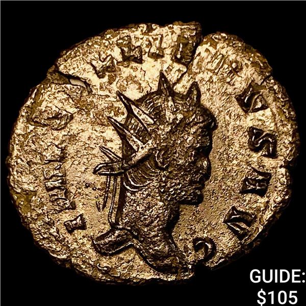 Roman Gallienus 253-268 AD BI Dbl Denarius CH AU