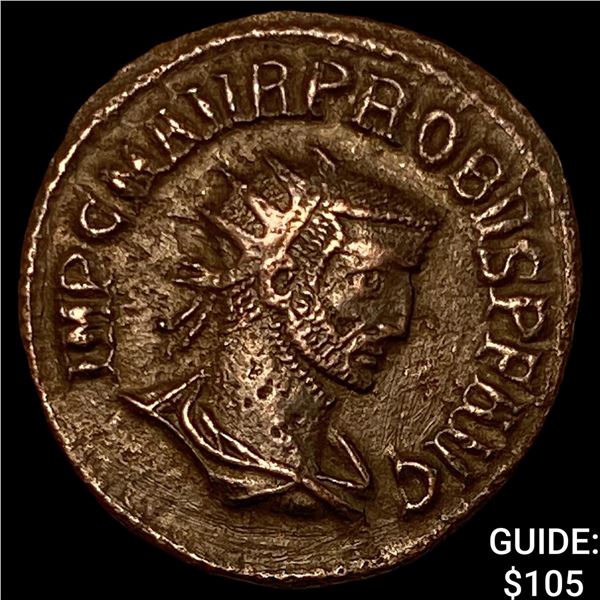 Roman Probus 276-282 AD BI Antoninanus CH AU