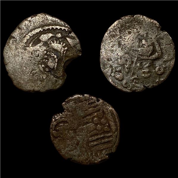[3]Pratihara Empire 780-980 AD SIlver Drachm NEARLY UNCIRCULATED