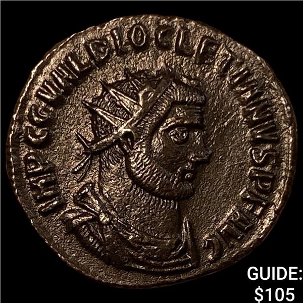 Roman Diocletian 284-305 AD BI Nummus CH AU