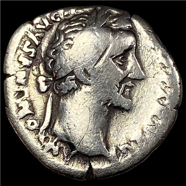 Roman Ant. Pius 138-161 AD Silver Denarius NEARLY UNCIRCULATED