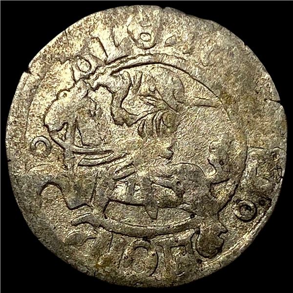 1500's-1600's Lithuania SIlver Denar CLOSELY UNCIRCULATED