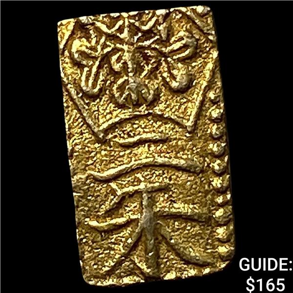 1832-1858 Japan Gold 2 Shu .052AGW CLOSELY UNCIRCULATED