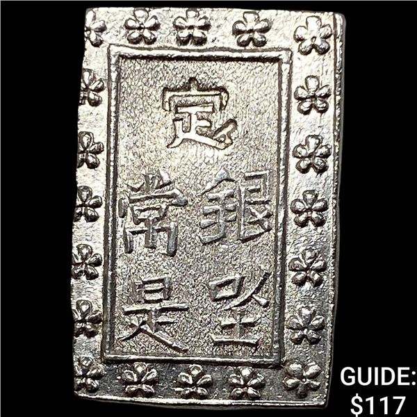 1859-1868 Japan Silver Bu UNCIRCULATED
