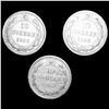 Image 2 : [3]1923 Soviet Union Silver 10 Kopeks CLOSELY UNCIRCULATED