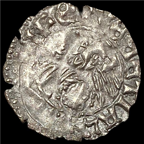 14th-15thCent. Venetian Republic Silver Tornesello NEARLY UNCIRCULATED