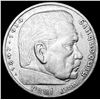 Image 1 : 1938-A Germany Silver 5 Reichsmark CLOSELY UNCIRCULATED
