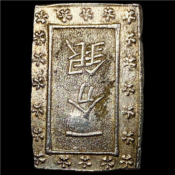 1859-1868 Japan Silver Bu CLOSELY UNCIRCULATED