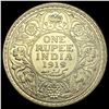 Image 2 : 1919 India Geo V Silver 1 Rupee UNCIRCULATED