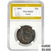 Image 1 : 1883 Kingdom of Hawaii Half Dollar PGA MS63