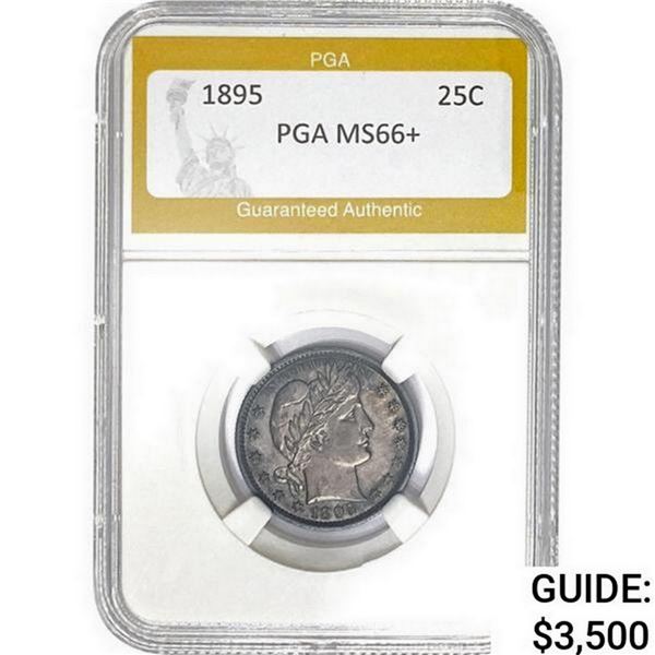 1895 Barber Quarter PGA MS66+