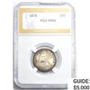 Image 1 : 1876 Seated Liberty Quarter PGA PR66