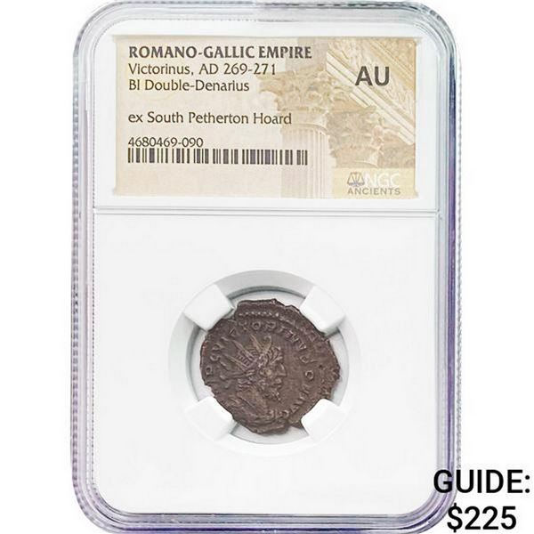 Romano-Gallic Victorinus 269-271 BI Dbl Denarius