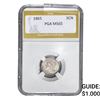 Image 1 : 1865 Nickel Three Cent PGA MS65