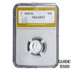 Image 1 : 1923-D Mercury Silver Dime PGA MS63