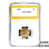 Image 1 : 1857 Flying Eagle Cent PGA MS66