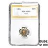 Image 1 : 1865 Nickel Three Cent PGA MS65 Toner
