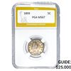 Image 1 : 1899 Liberty Victory Nickel PGA MS67