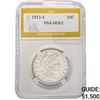 Image 1 : 1911-S Barber Half Dollar PGA MS63