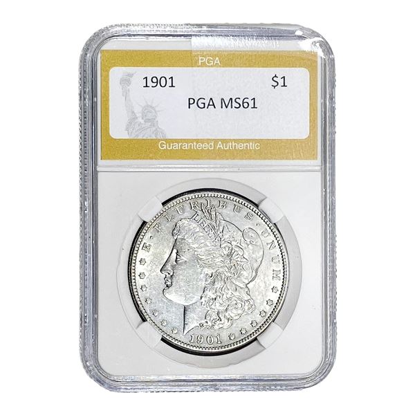 1901 Morgan Silver Dollar PGA MS61