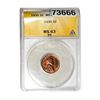 Image 1 : 1930 Wheat Cent ANACS MS63 RB