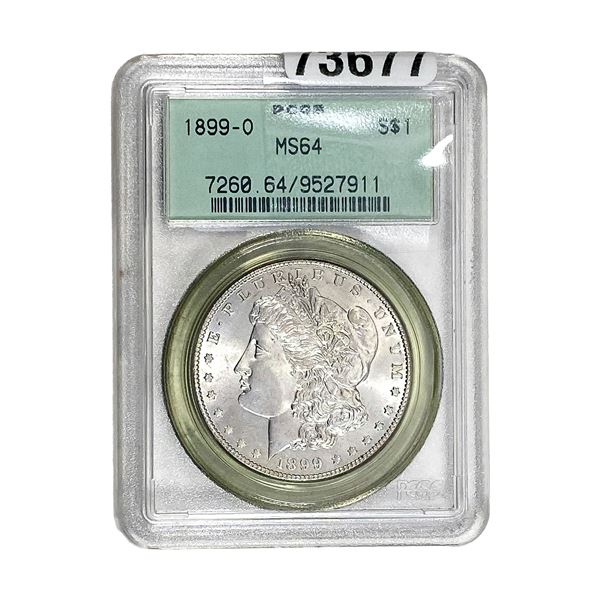 1899-O Morgan Silver Dollar PCGS MS64