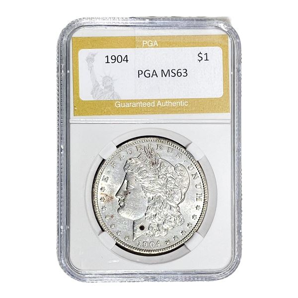 1904 Morgan Silver Dollar PGA MS63