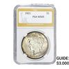 Image 1 : 1921 Silver Peace Dollar PGA MS65