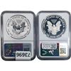 Image 2 : [2] 2012-S Silver Eagle NGC PF69 Reverse and Ultra Cameo