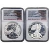 Image 1 : [2] 2012-S Silver Eagle NGC PF69 Reverse and Ultra Cameo
