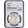 Image 1 : 1903 Morgan Silver Dollar NGC MS63