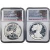 Image 1 : [2] 2012-S Silver Eagle NGC PF69 Reverse and Ultra Cameo