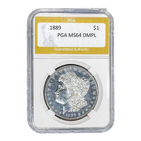 1889 Morgan Silver Dollar PGA MS64 DMPL