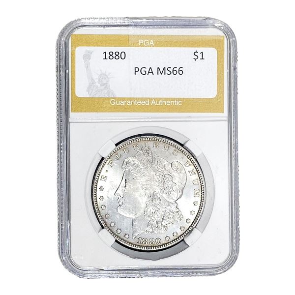 1880 Morgan Silver Dollar PGA MS66