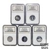 Image 1 : [5] 2000-S Ultra Cameo Silver State 25C NGC PF70